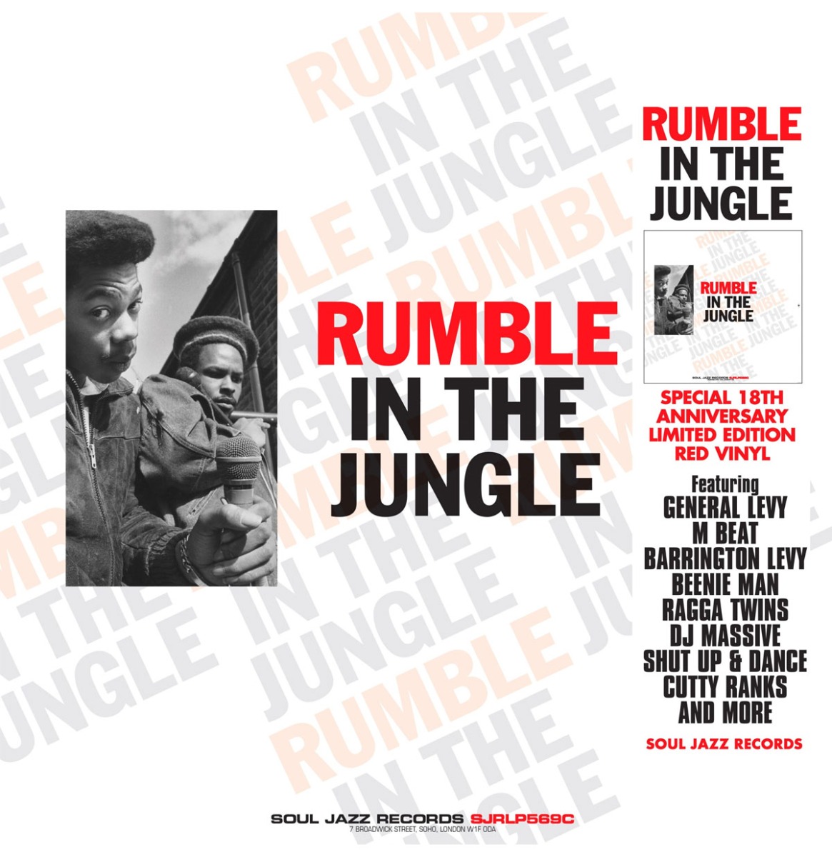 Various Artists - Soul Jazz Records Presents: Rumble In The Jungle (Rood Vinyl) (Record Store Day 2025) 2 (LP) | Fiftiesstore