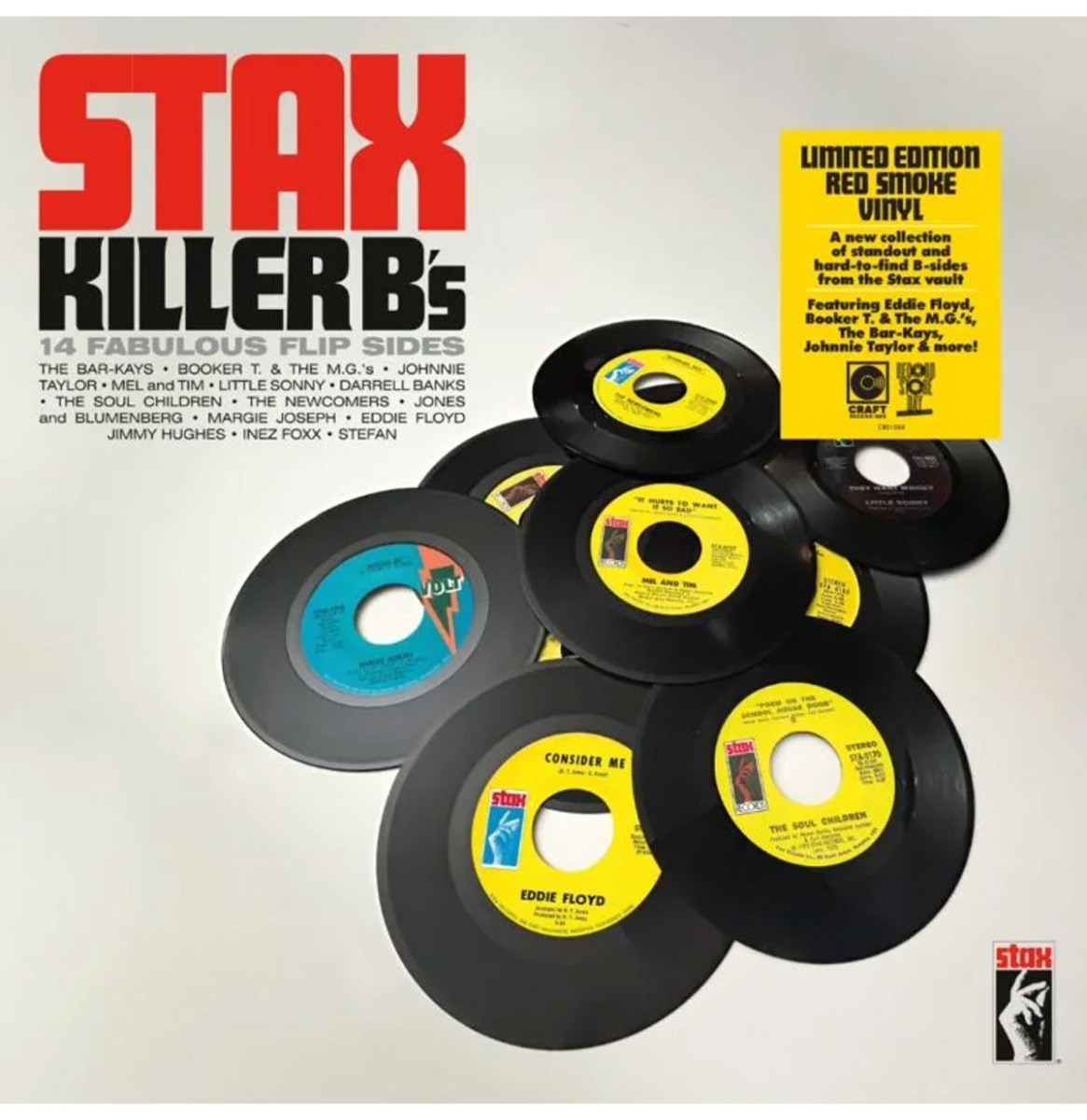 Various Artists - Stax Killer B's (Gekleurd Vinyl) (Record Store Day 2026) (LP) | Fiftiesstore