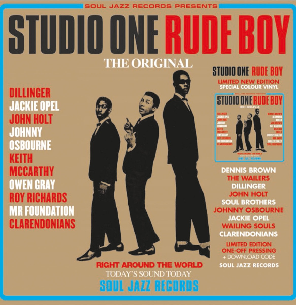 Various Artists - Studio One Rude Boy (Red and Cyan Coloured Vinyl)(Record Store Day 2024) 2 (LP) | Fiftiesstore
