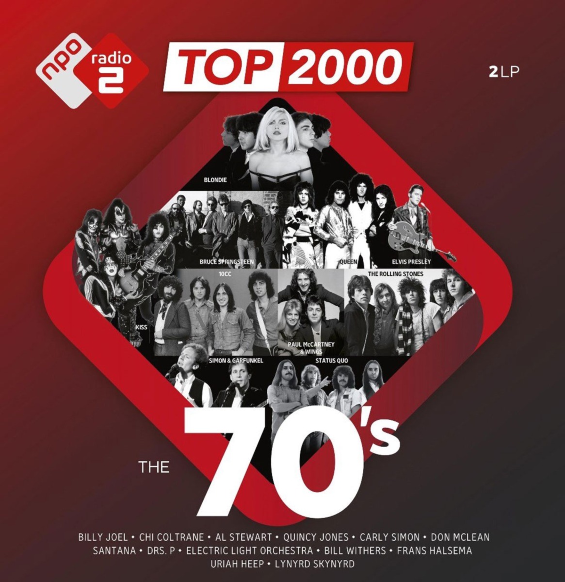Various Artists - Top 2000 - The 70's (Gekleurd Vinyl) 2 (LP) | Fiftiesstore