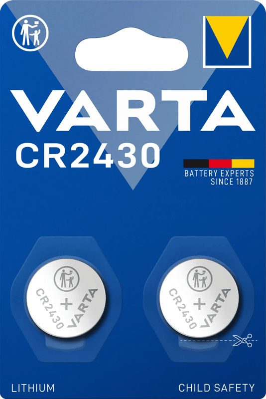 Varta Lithium Coin CR2430 BLI 2 stuks