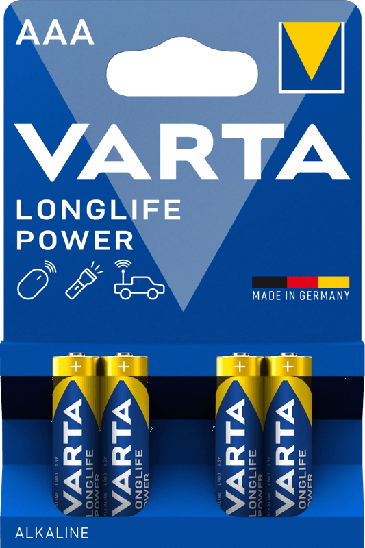 Varta Longlife Power AAA Blister 4 stuks