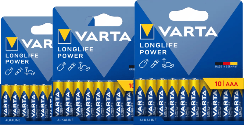 Varta Longlife Power AAA Pack 30 stuks
