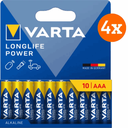 Varta Longlife Power AAA Pack 40 stuks