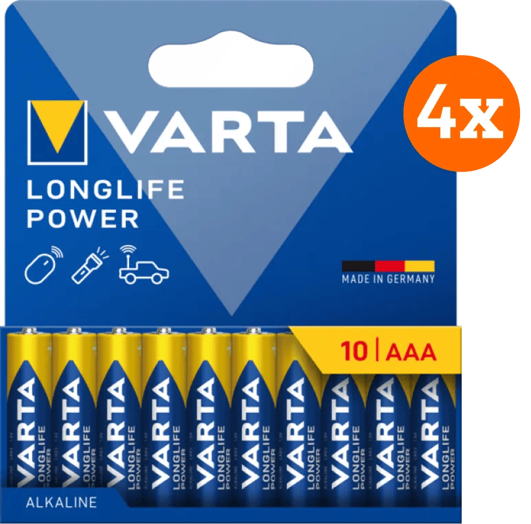 Varta Longlife Power AAA Pack 40 stuks