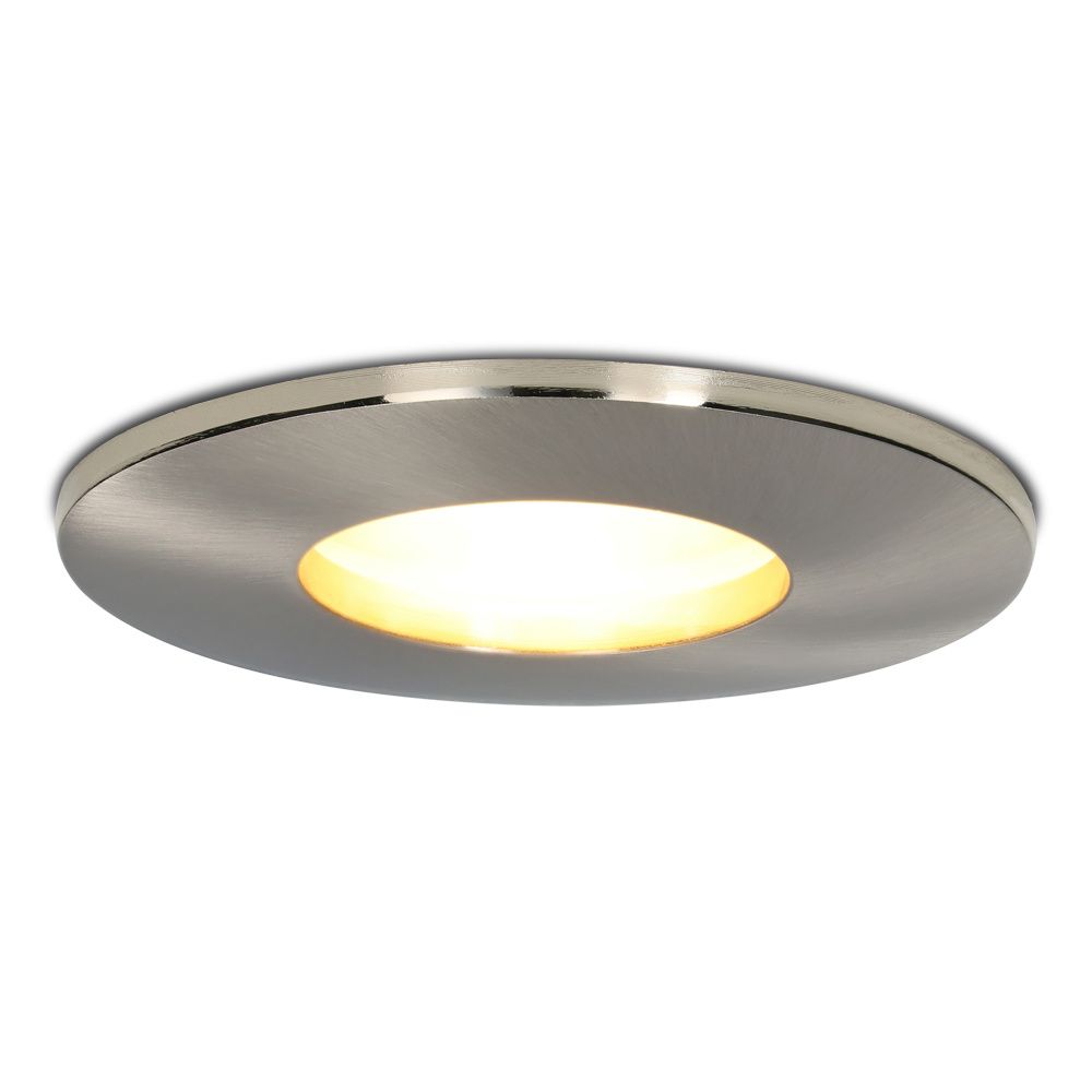 Vegas - LED Inbouwspots - 4 Watt 345 lumen - 2700K Warm wit - GU10 - Dimbaar - Rond - IP44 voor badkamer