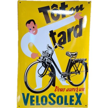 VeloSolex Emaille Bord - 60 x 40cm | Fiftiesstore