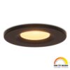 Venezia LED inbouwspot - 6 Watt 460lm - Dim to warm - Rond - Dimbaar - IP65 waterdicht - Zwart - Voor binnen