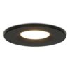 Venezia LED inbouwspot - 6 Watt 650 lumen - 2700K warm wit - Dimbaar - Rond - IP65 waterdicht - Zwart - Voor binnen