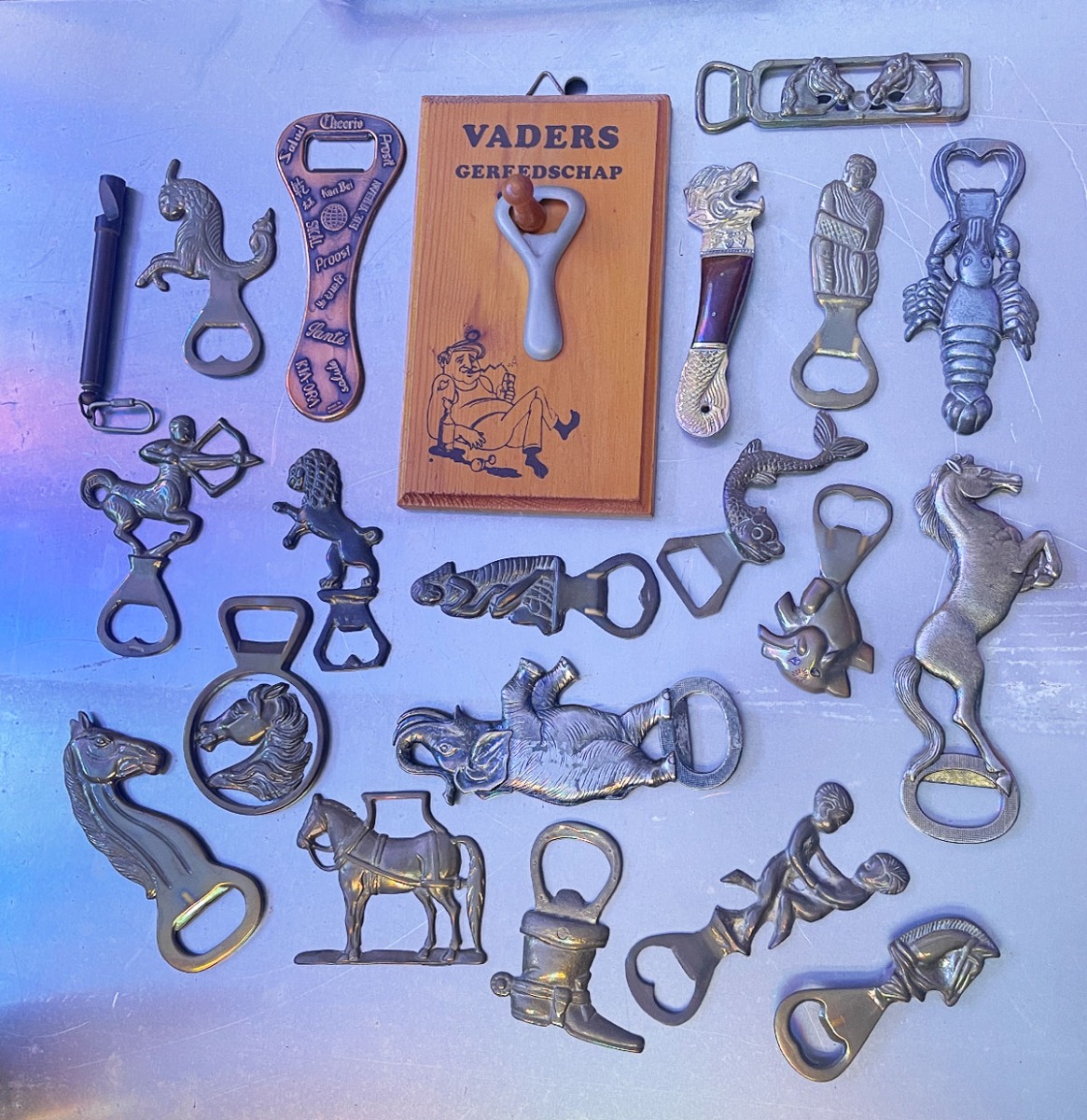 Verzameling Flessenopeners - Antiek & Vintage - 20 Diverse | The Dutch Pickers