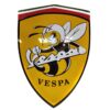 Vespa Bee Emaille Bord - 64 x 44 cm | Vespa
