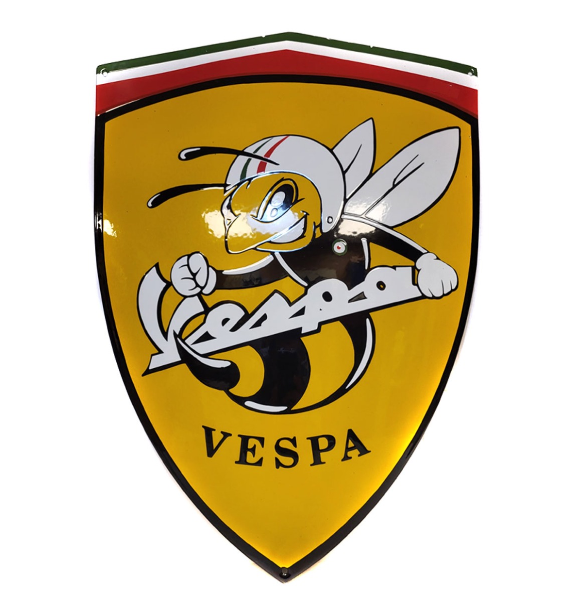 Vespa Bee Emaille Bord - 64 x 44 cm | Vespa