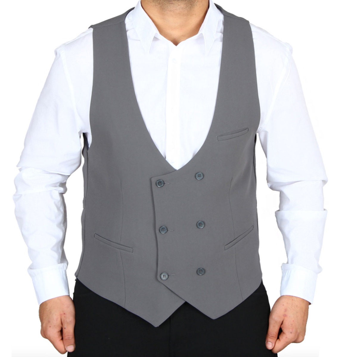 Vest Anthracite-60 (NL) / 34 (UK) | 24% korting | H.K. Mandel