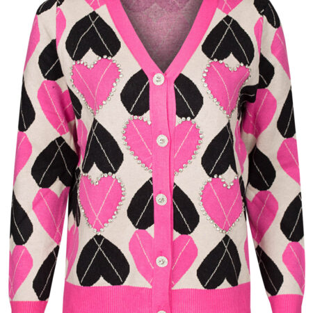 Vest Harten Roze | Fashionize