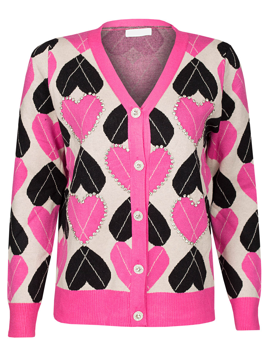Vest Harten Roze | Fashionize