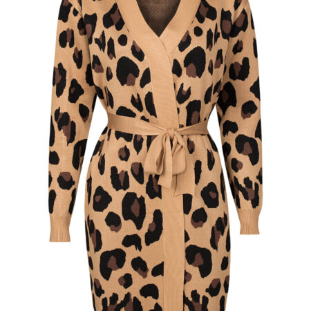 Vest Luipaard Bruin | Fashionize