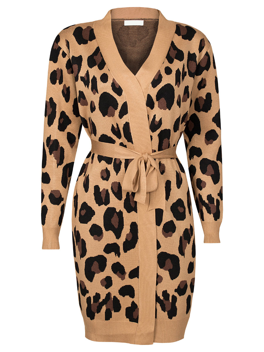 Vest Luipaard Bruin | Fashionize