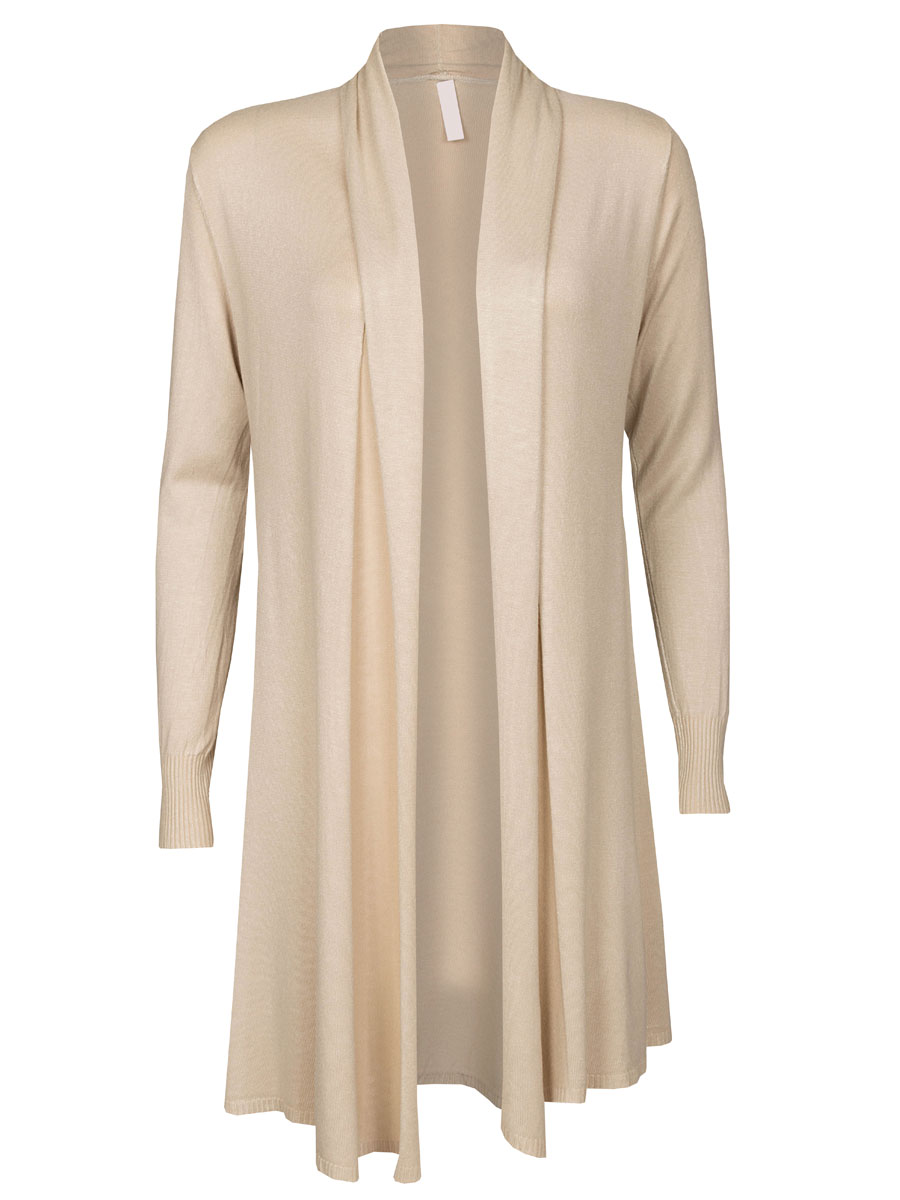 Vest Openvallend Beige | Fashionize