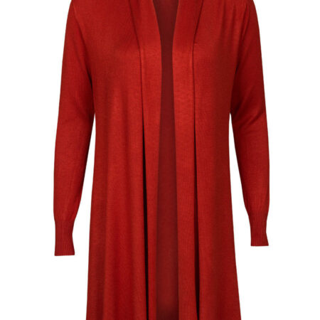Vest Openvallend Bordeaux | Fashionize