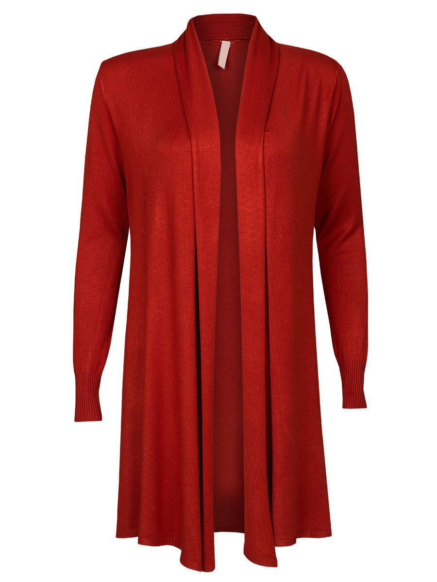 Vest Openvallend Bordeaux | Fashionize