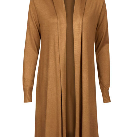 Vest Openvallend Camel | Fashionize