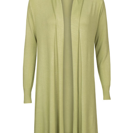 Vest Openvallend Licht Groen | Fashionize