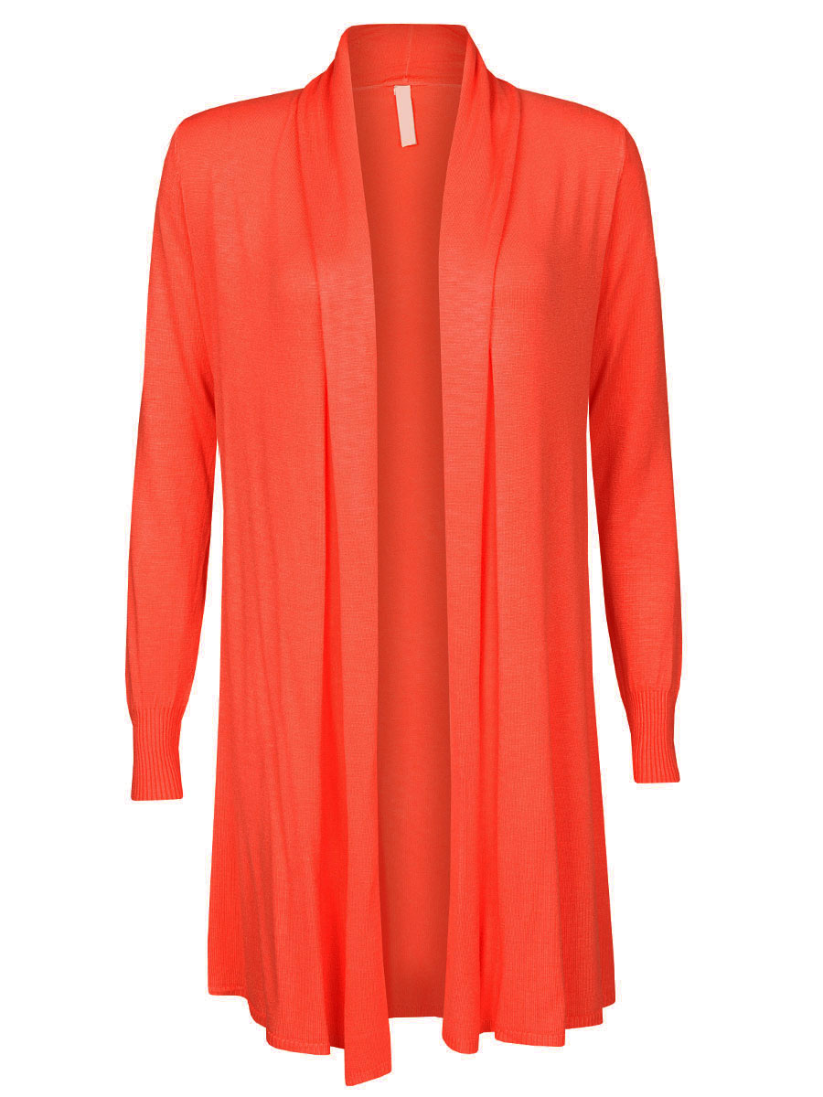 Vest Openvallend Oranje | Fashionize