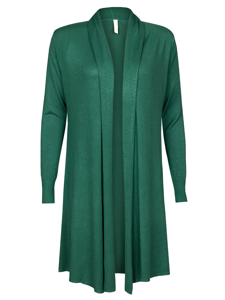 Vest Openvallend d. Groen | Fashionize