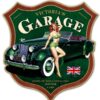Victoria's Garage Zwaar Metalen Bord 66 x 70 cm | Fiftiesstore