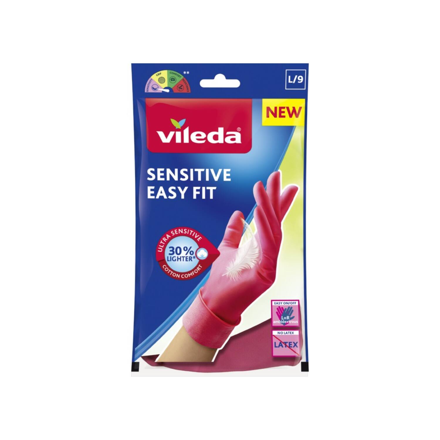 Vileda Handschoenen Sensitive L 1 paar | Vileda