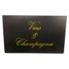 Vins & Champagnes Emaille Bord - 50 x 30cm | Fiftiesstore