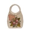 Vintage 1950s Tas met Bloemen Applicatie | Fiftiesstore