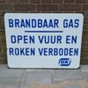 Vintage BK Autogas Emaille Bord - 77 x 57cm - Origineel | The Dutch Pickers