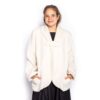 Vintage Cape Jasje Wit Nep Bont | 34% korting | Fiftiesstore