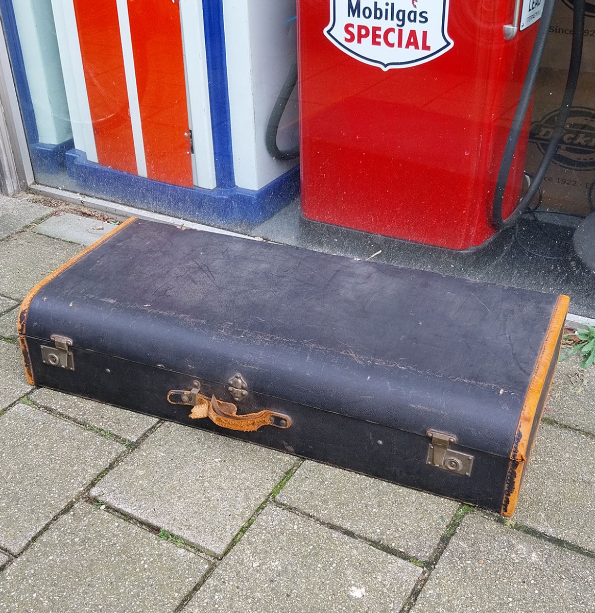 Vintage Grote Koffer voor op Auto | The Dutch Pickers