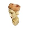 Vintage Hat Feathers Salmon | Fiftiesstore