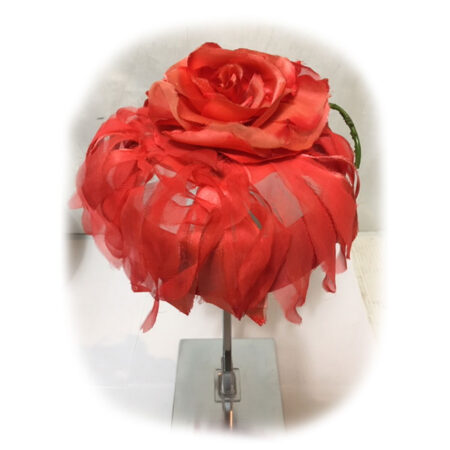 Vintage Hat Flower Red | 19% korting | Fiftiesstore