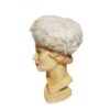 Vintage Hat Flowers and Pearls White | 15% korting | Fiftiesstore