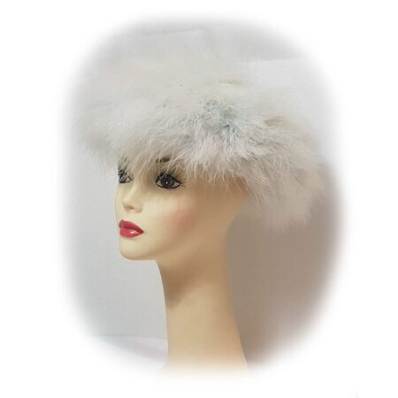 Vintage Hat Marabou Light Blue | 13% korting | Fiftiesstore