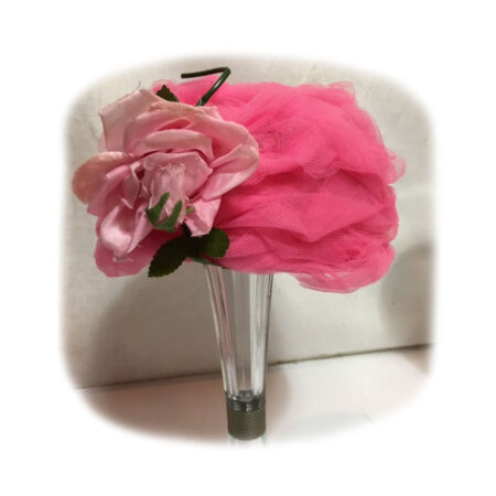 Vintage Hat Nylon Tule Hot Pink | 15% korting | Fiftiesstore