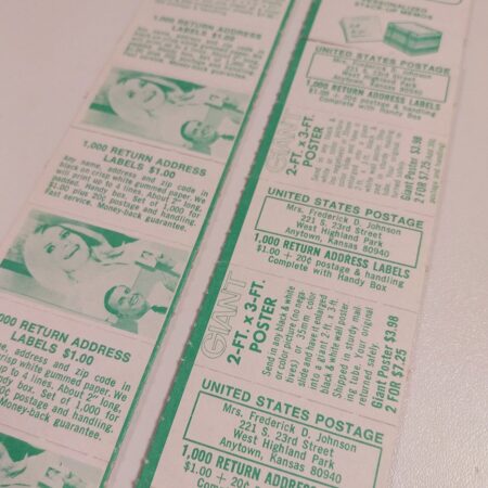 Vintage Kartonnen Advertentie Strips (34 strips) | The Dutch Pickers