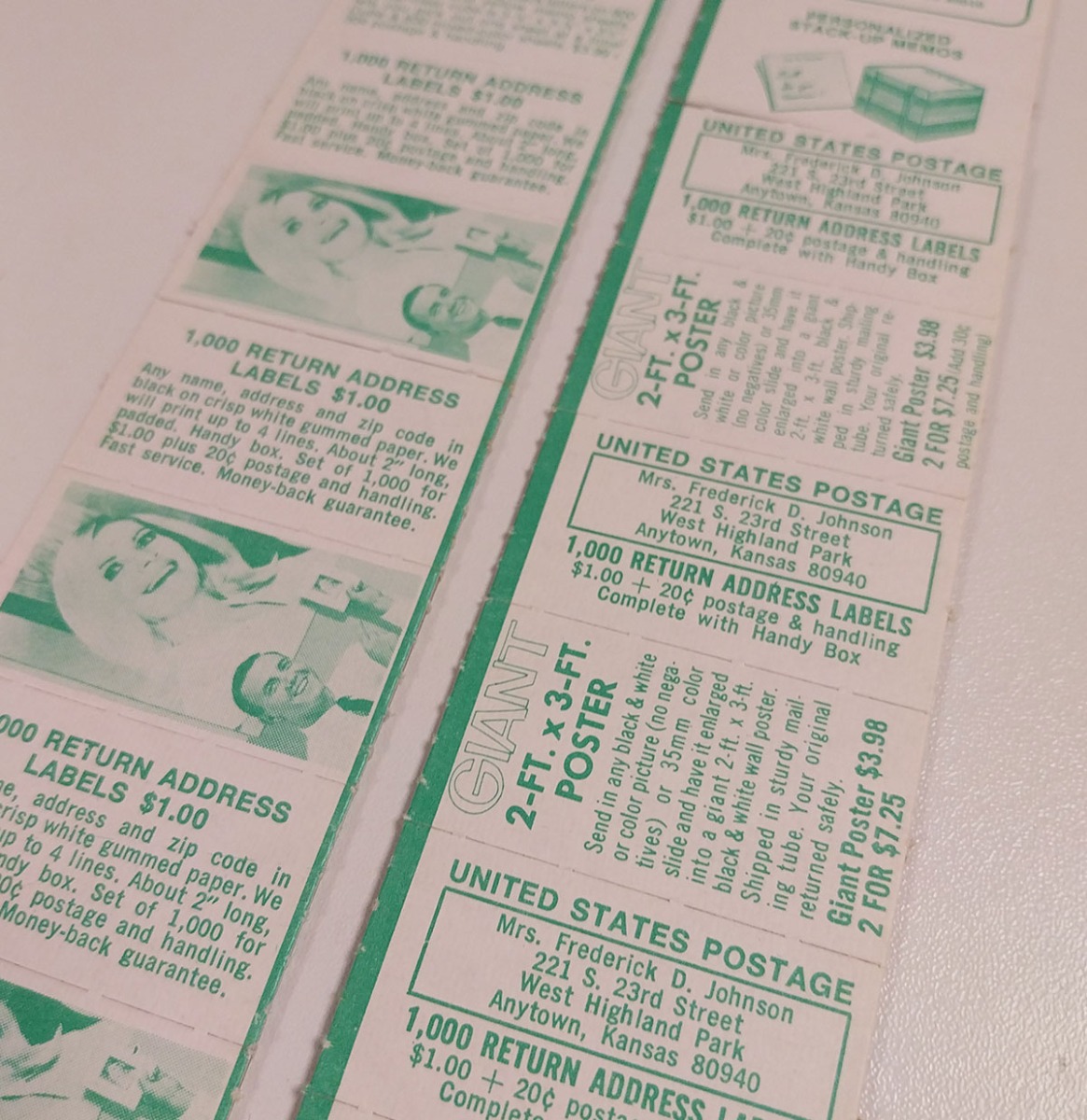 Vintage Kartonnen Advertentie Strips (34 strips) | The Dutch Pickers