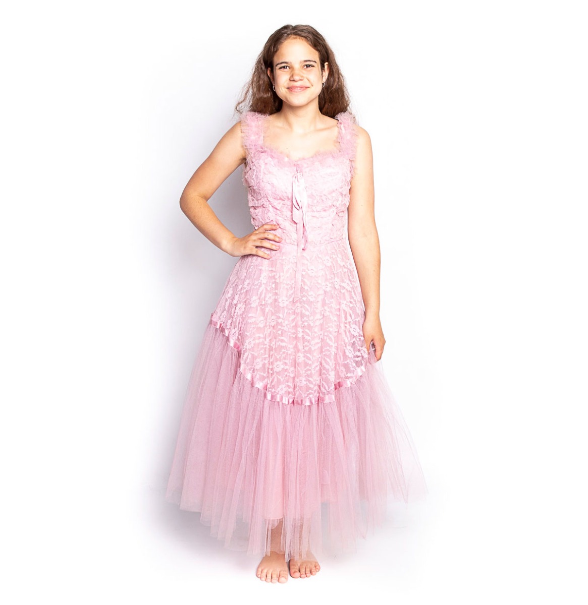 Vintage Lila Tulle Jurk - Small | 38% korting | Fiftiesstore