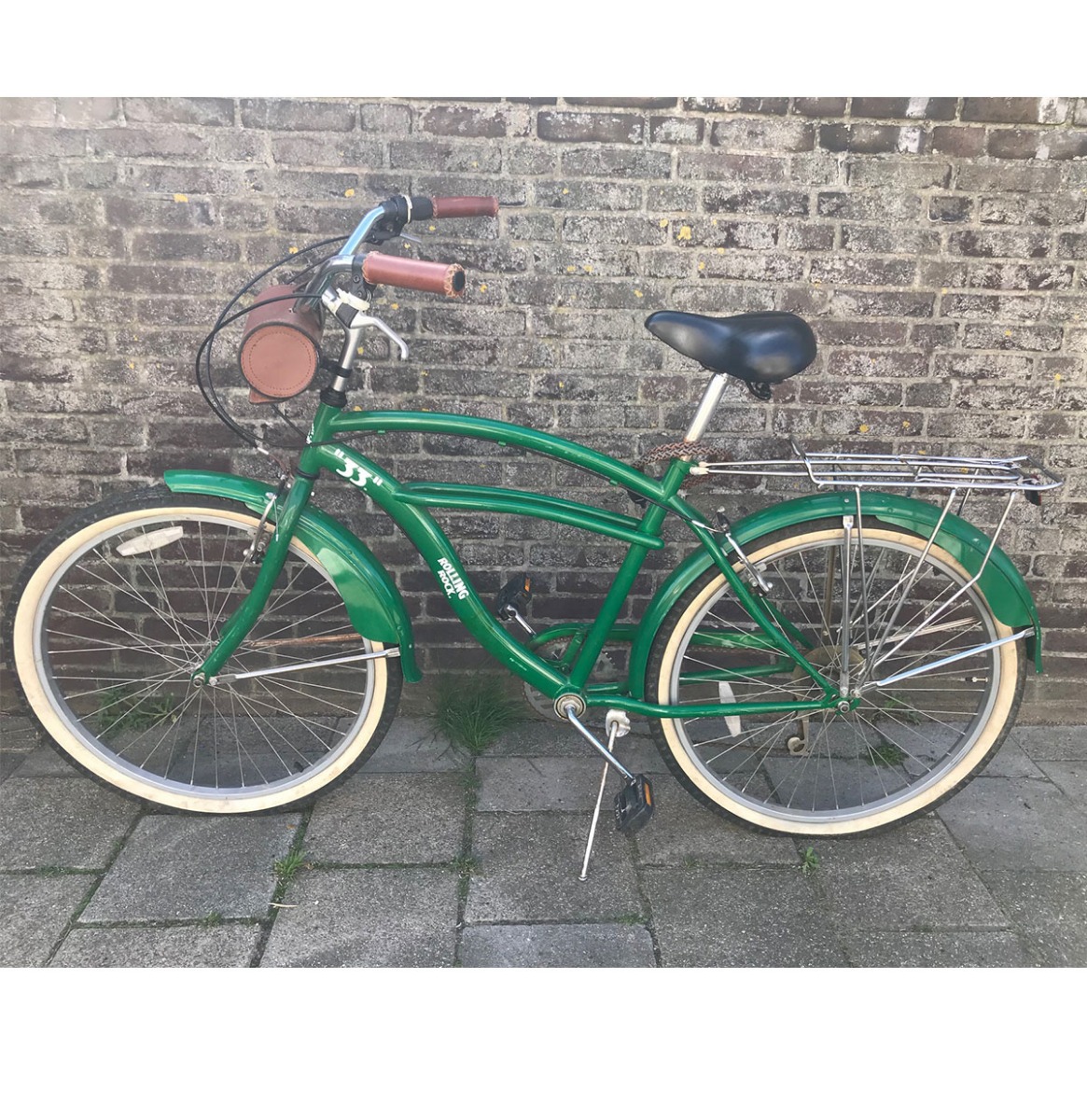 Vintage Mannen Beach Cruiser - Promotie Fiets Voor '33' Rolling Rock Beer | 33% korting | The Dutch Pickers