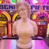 Vintage Marilyn Monroe Buste - Crèmekleurig Resin Beeld 65 cm | Marilyn Monroe