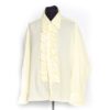 Vintage Ruffle Blouse Yellow-XXL | Fiftiesstore