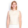 Vintage Sixties Top Pailletten Ivoor - S | Fiftiesstore