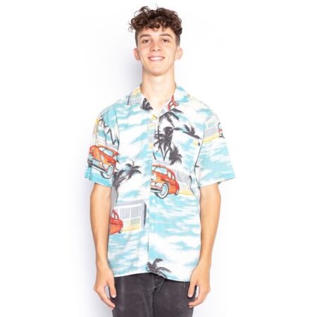 Vintage Tropical Car Shirt - Medium | Fiftiesstore