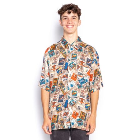Vintage Tropical Shirt - Large (Gebruikt) | Fiftiesstore
