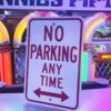 Vintage USA “No Parking Any Time” Verkeersbord - 45 x 30
